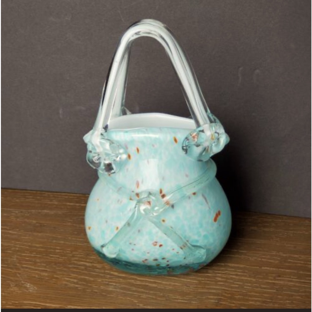 Myrano   Art  glass, purse, handbag